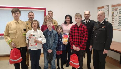 Młodzi ostrowczanie sprawdzali swoją wiedzę z zakresu pożarnictwa 