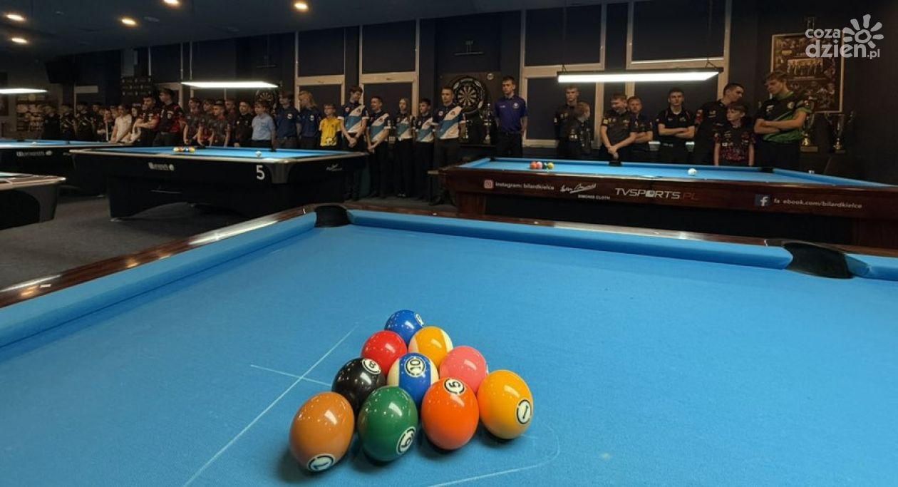 Juniorzy Fortis Bilard Kielce z medalami Mistrzostw Polski