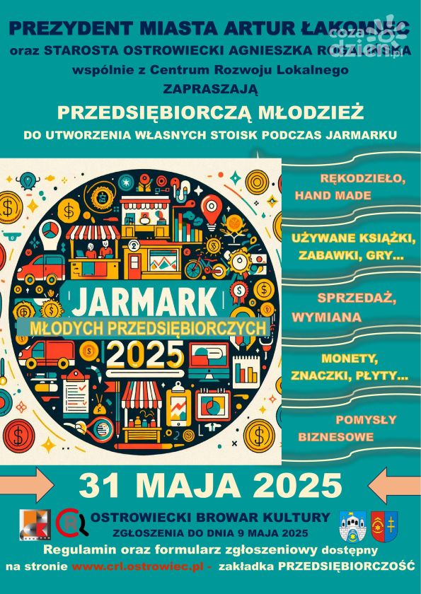 Młodzi ostrowieccy  przedsiębiorcy zaprezentują się na swoim jarmarku 