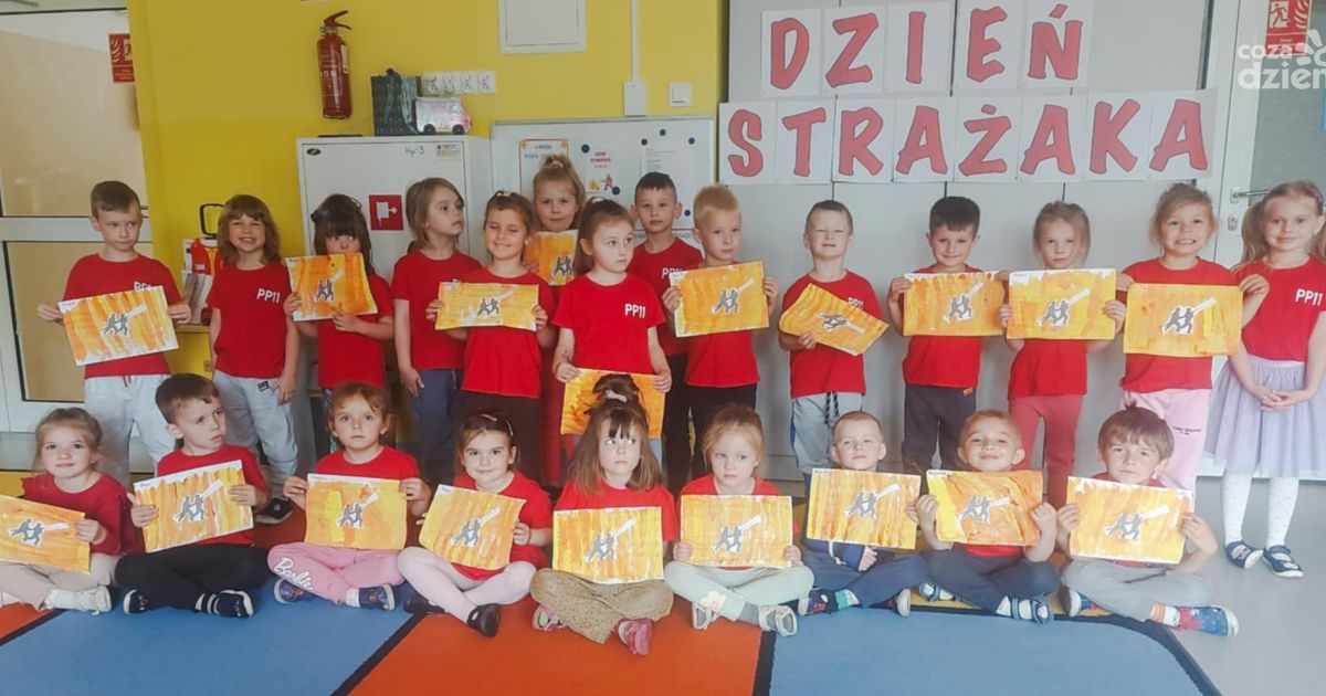 "Co Za Dzieci": Przedszkolaki z 11-tki o zawodzie Strażaka