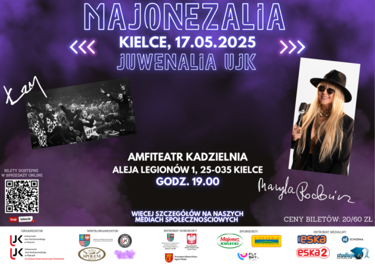 Maryla Rodowicz gwiazdą finału Juwenaliów UJK 2025!