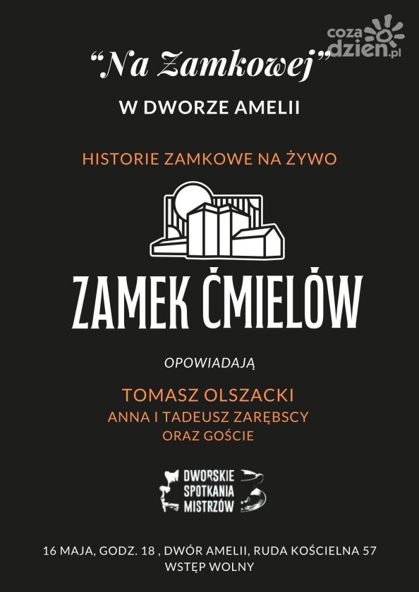 Historia zamku w Ćmielowie na żywo