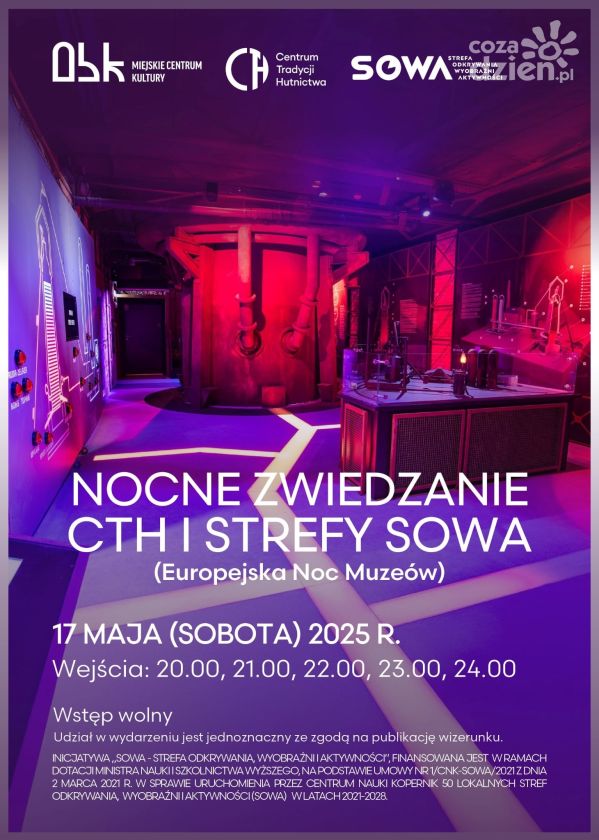 Nocne zwiedzanie także w ostrowieckim Centrum Tradycji Hutnictwa  