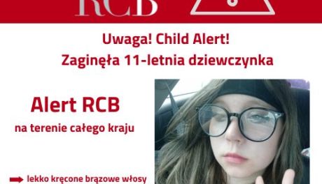 CHILD ALERT: Zaginęła 11-letnia Patrycja z Dziewkowic – jej życie może być zagrożone