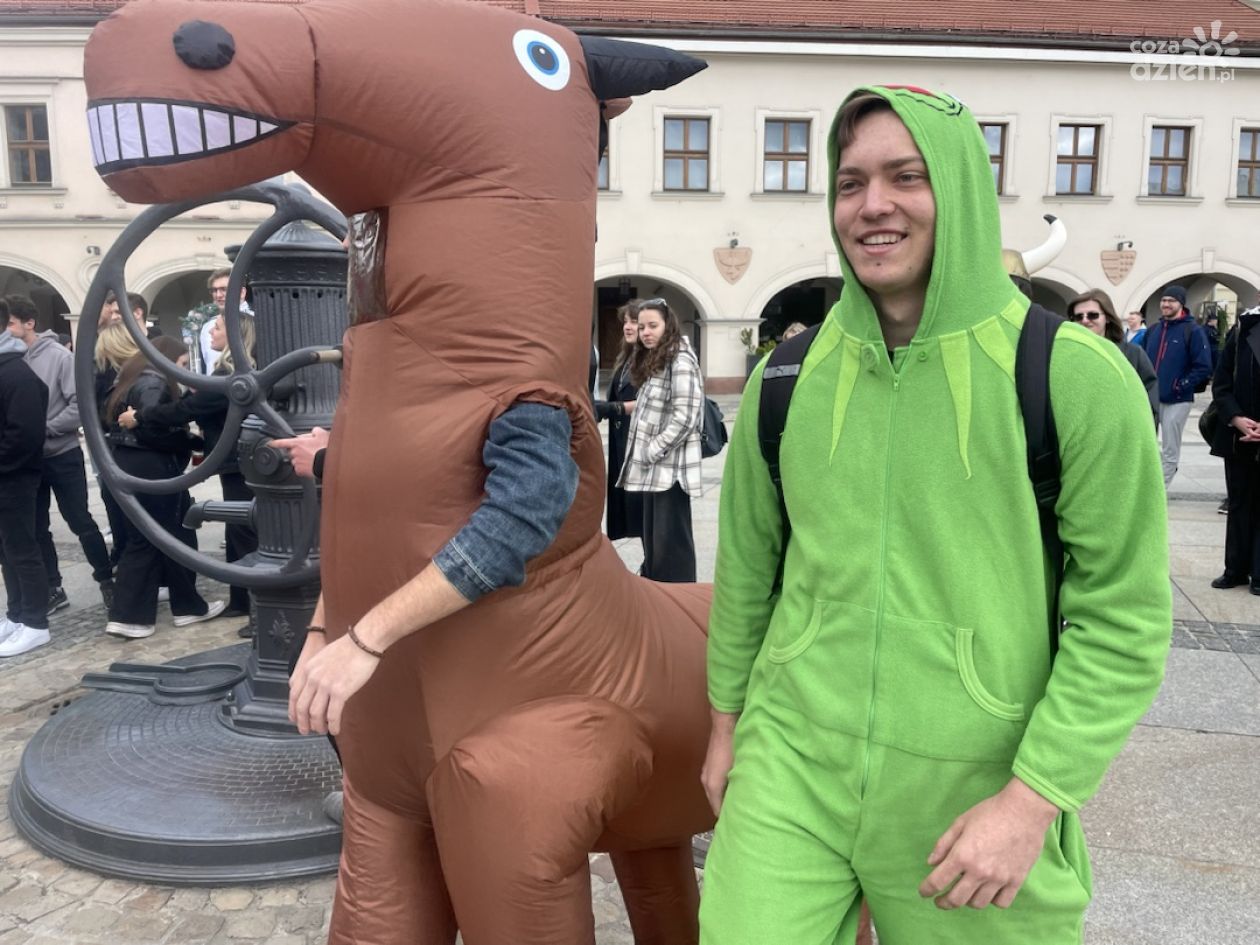 Kieleccy studenci odebrali 'klucze do miasta' [GALERIA]