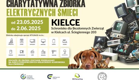 Oddaj elektrośmieci, pomóż zwierzakom!