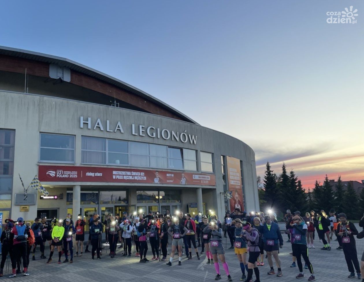 Nocne biegi po kieleckich lasach 