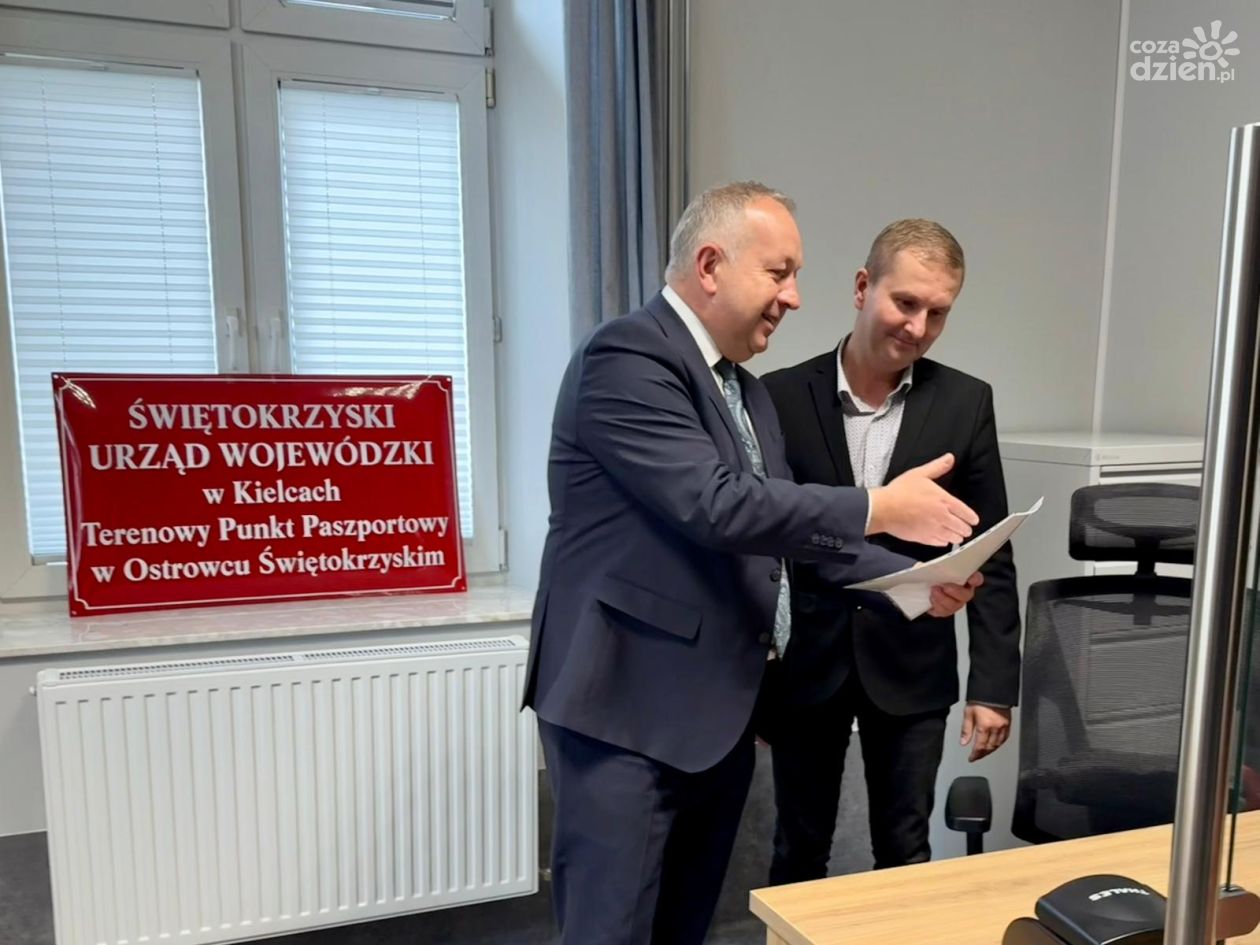System kolejkowy już działa. Otwarcie punktu paszportowego w Ostrowcu coraz bliżej