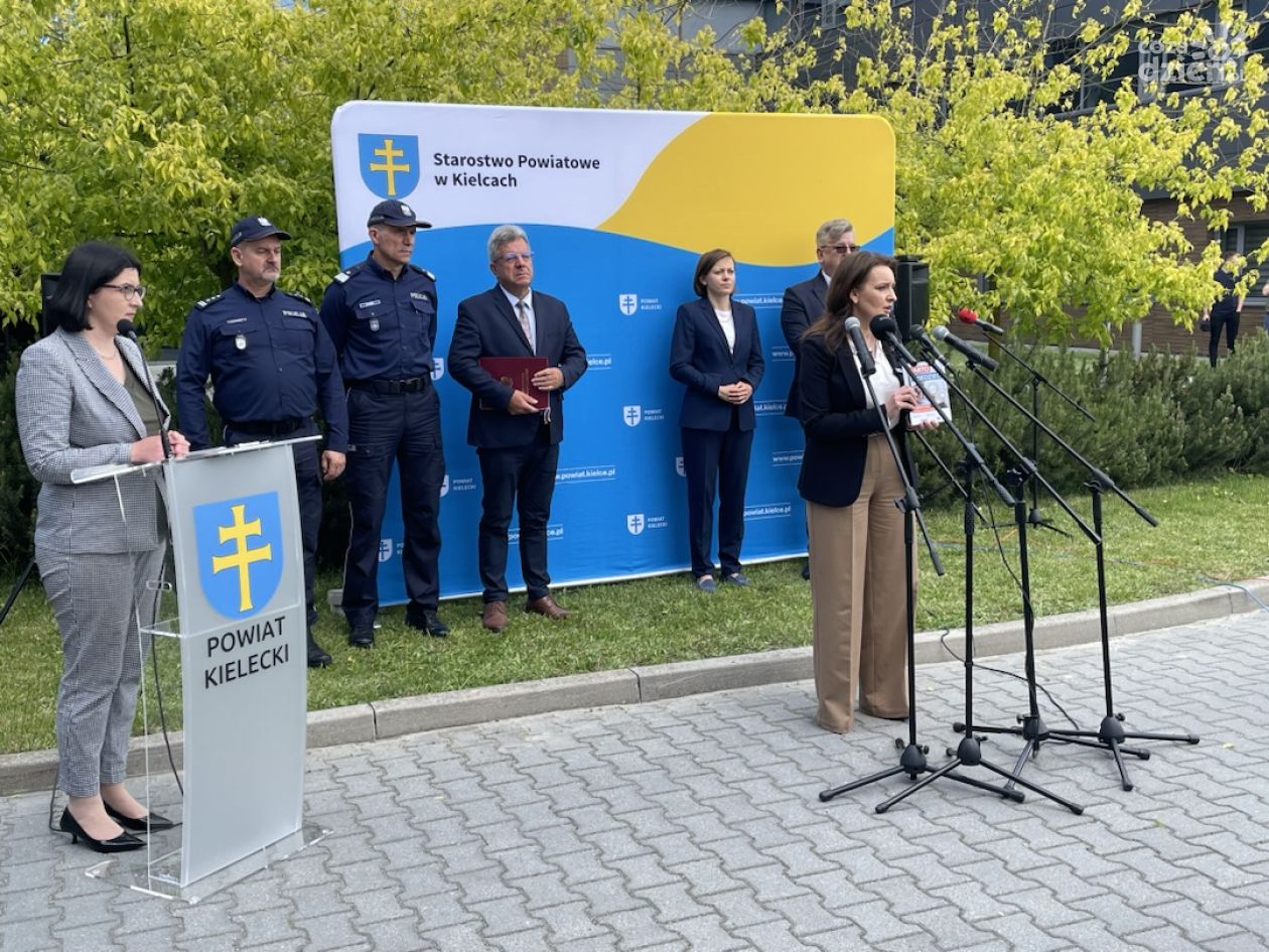 Ministra Marzena-Okła Drewnowicz z ważną wizytą w Kielcach