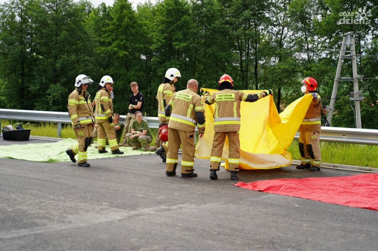Obwodnica Opatowa sprawdzana przez służby ratownicze