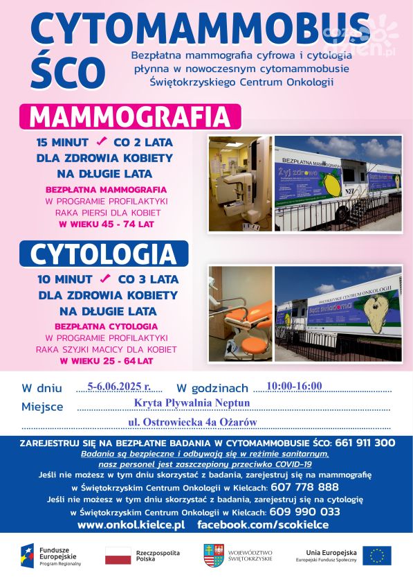 Cytomammobus w Ożarowie 