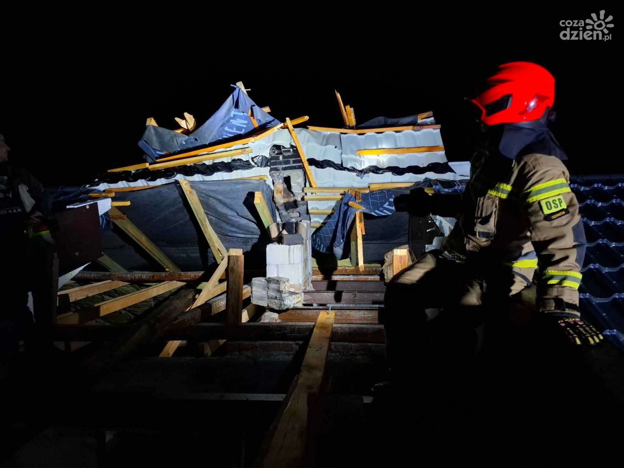 Świętokrzyskie poturbowane przez burze z gradem