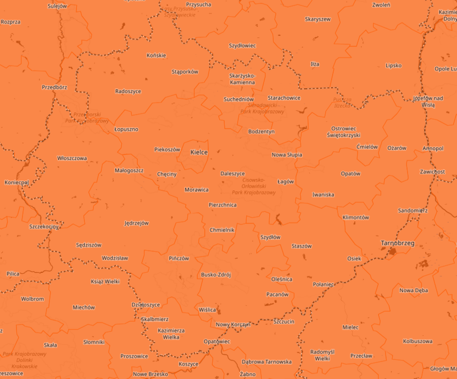 Burzowe niebezpieczeństwo nad Kielcami i woj. świętokrzyskim. IMGW ostrzega przed gwałtowną pogodą