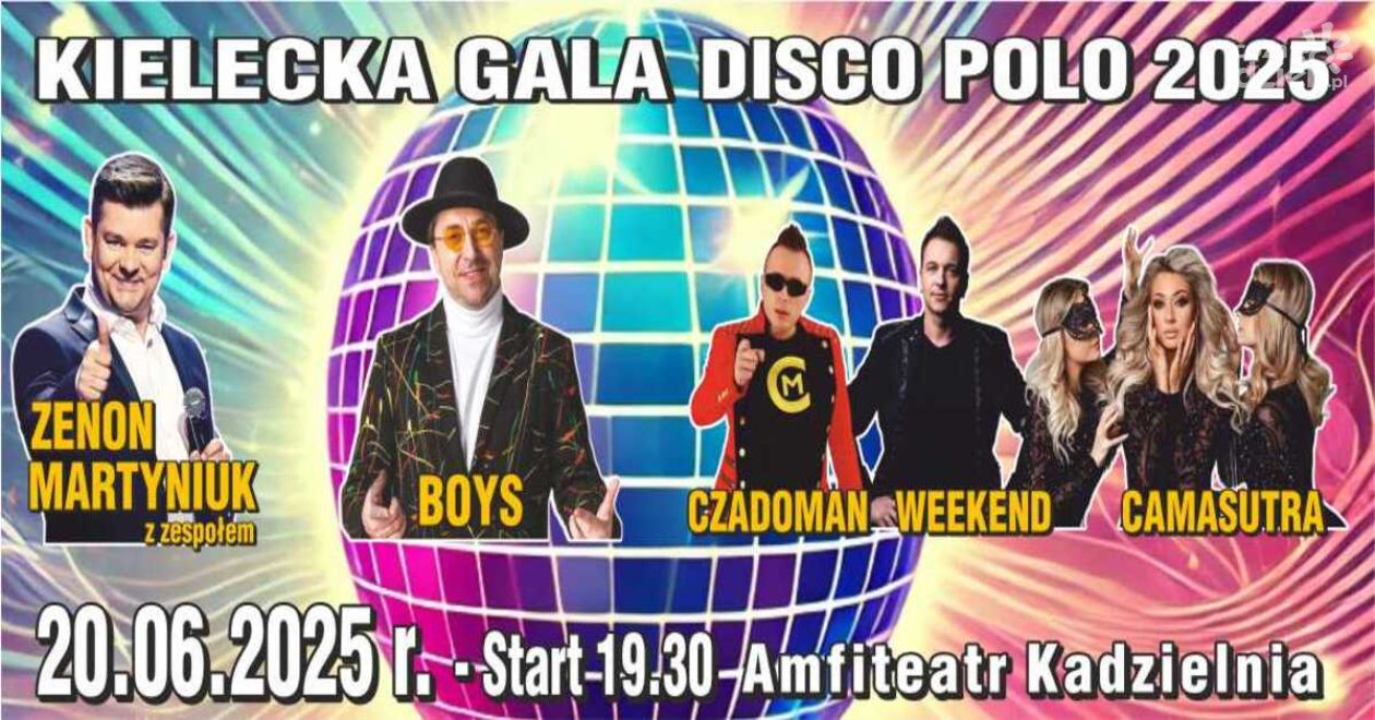 Kielecka Gala Disco Polo 2025 – największe gwiazdy gatunku na jednej scenie
