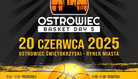 Turniej koszykówki na ostrowieckim rynku 