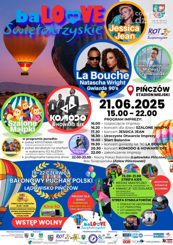 Balonove Świętokrzyskie i Balonowy Puchar Polski -  I Międzynarodowy Świętokrzyski Festiwal Balonów 2025