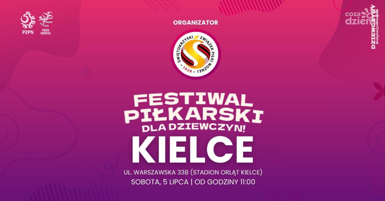 Festiwal Piłkarski dla Dziewczyn już 5 lipca w Kielcach