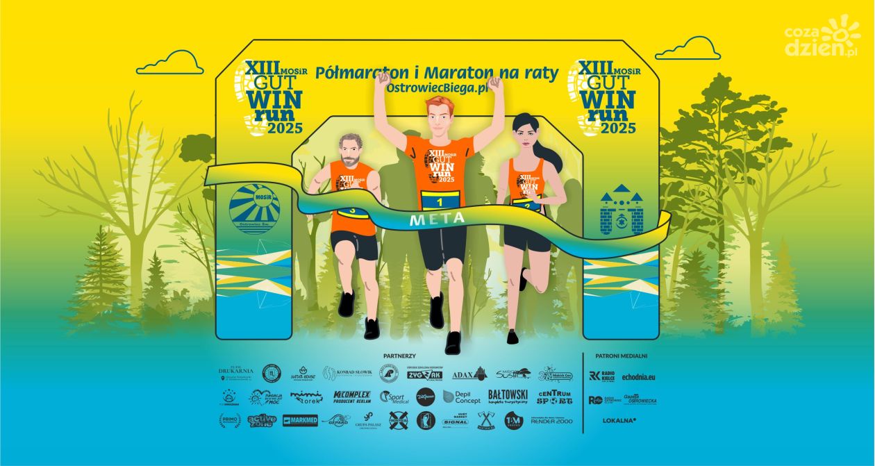Ruszyły zapisy do trzeciej rundy XIII MosirGutwinRun 2025!
