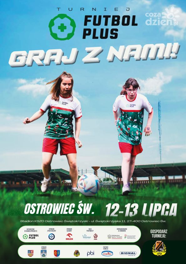 Turniej Futbol Plus na stadionie w Ostrowcu Świętokrzyskim