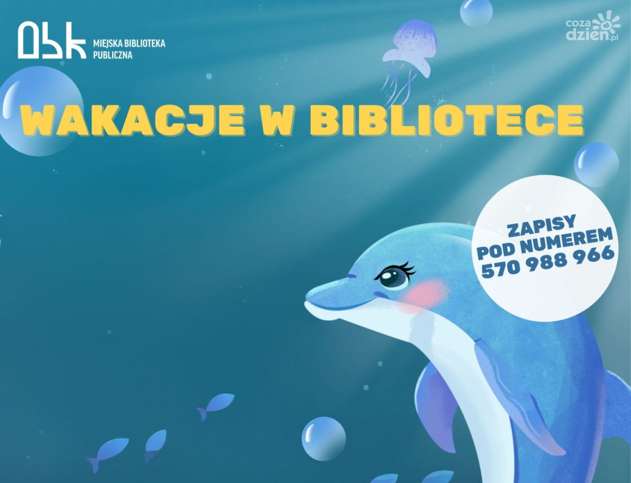 Ostrowiecka biblioteka zaprasza na wakacje nie tylko z książką 