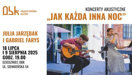 Letnie koncerty na dziedzińcu OBK