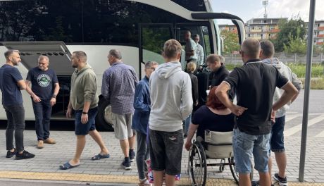 Niepełnosprawni z Kielc w drodze nad Bałtyk