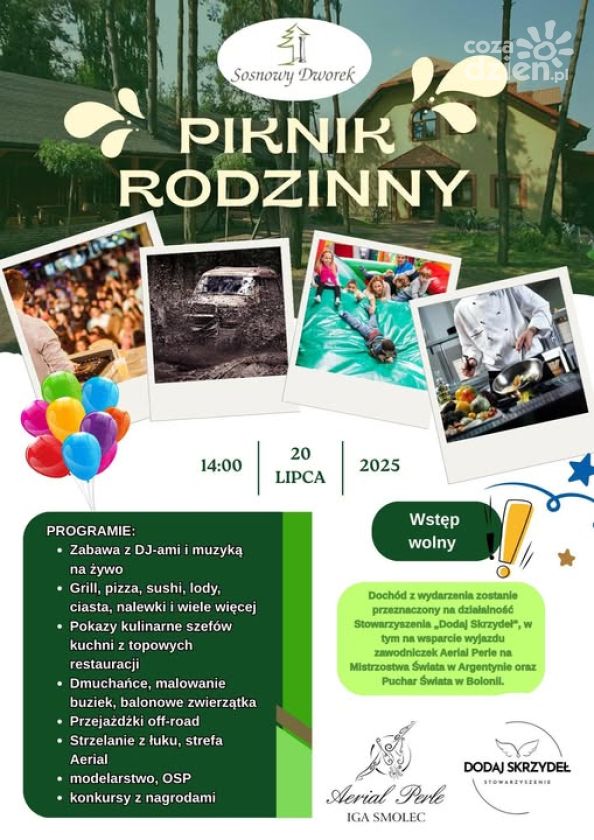 Rodzinny Piknik w Sosnowym Dworku – wyjątkowa sobota pełna atrakcji