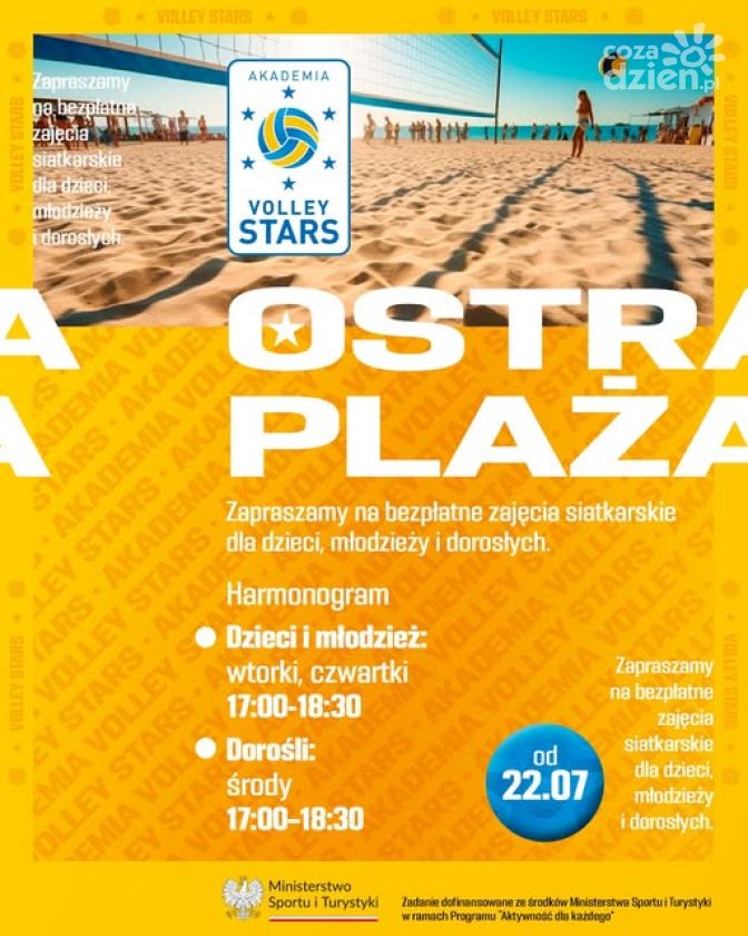 Volley Stars zaprasza na zajęcia siatkówki 