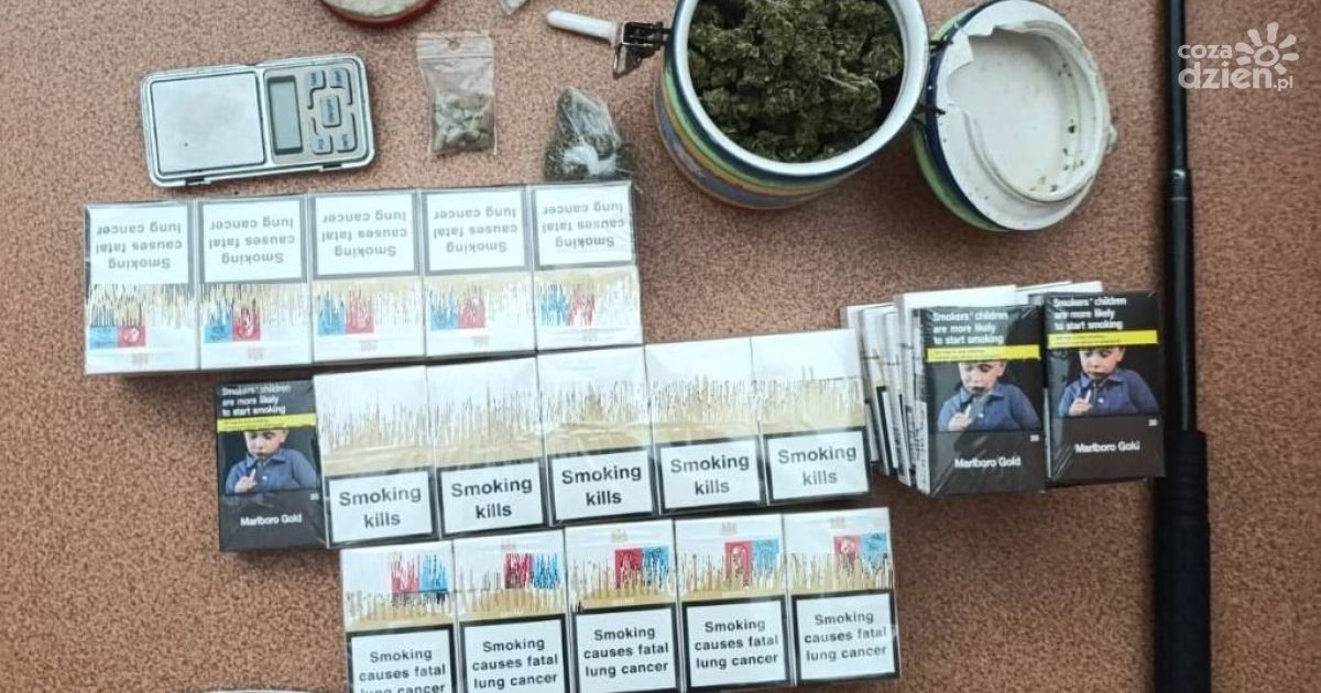 Marihuana, MDMA i maczeta – niepokojące znaleziska u 16-latka