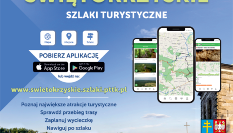 Nowa aplikacja „Świętokrzyskie Szlaki Turystyczne” już dostępna