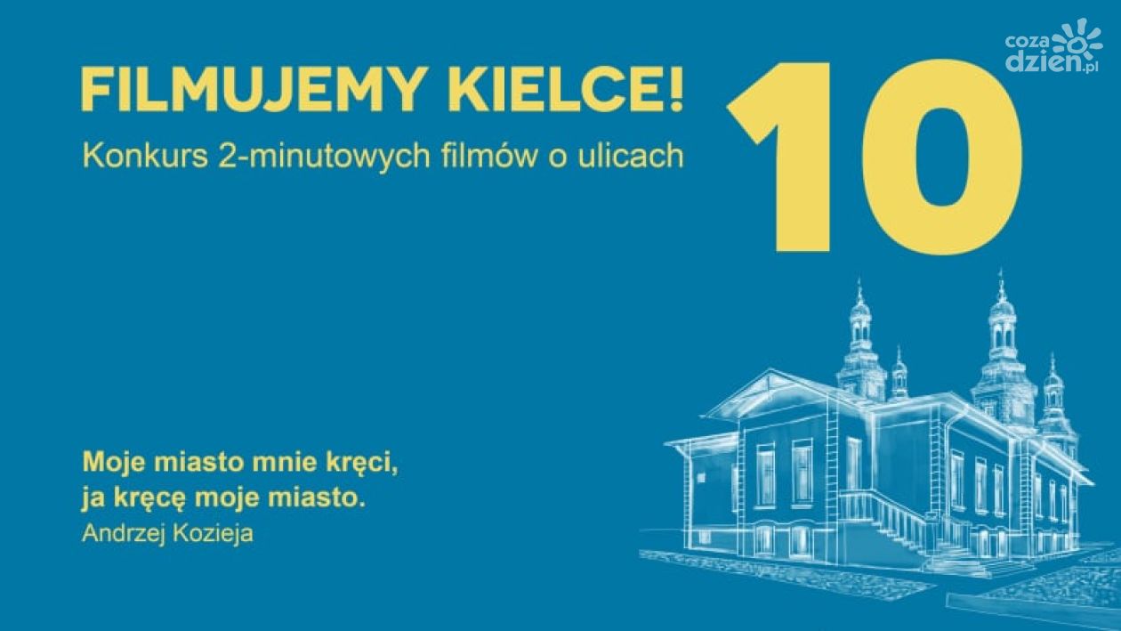 „Filmujemy Kielce” – wygraj 1000 zł za 2 minuty filmu