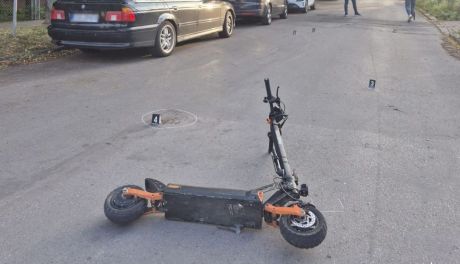 13-latek przewrócił się na hulajnodze elektrycznej. Trafił do szpitala
