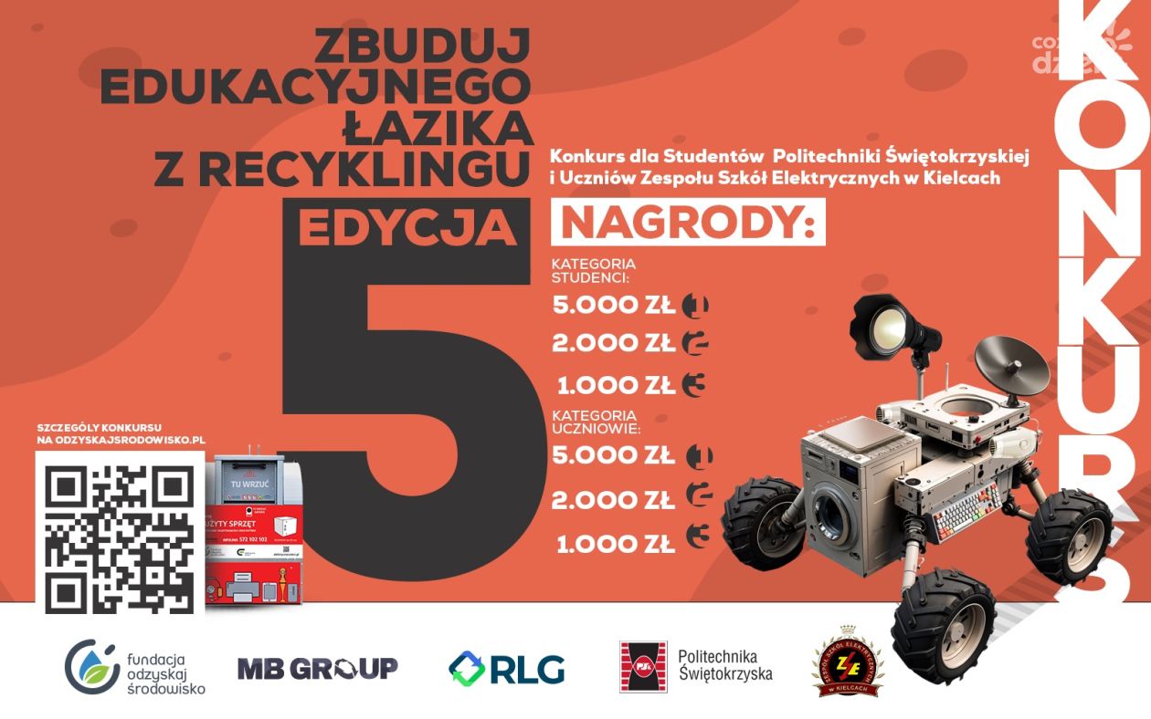 Zbuduj edukacyjnego łazika z recyklingu i… wygraj 