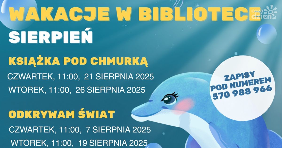 Sierpniowe zajęcia w ostrowieckiej bibliotece