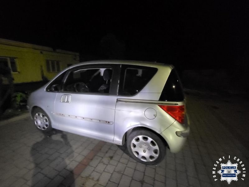 Nietrzeźwa kierująca straciła samochód po kolizji we Włostowie