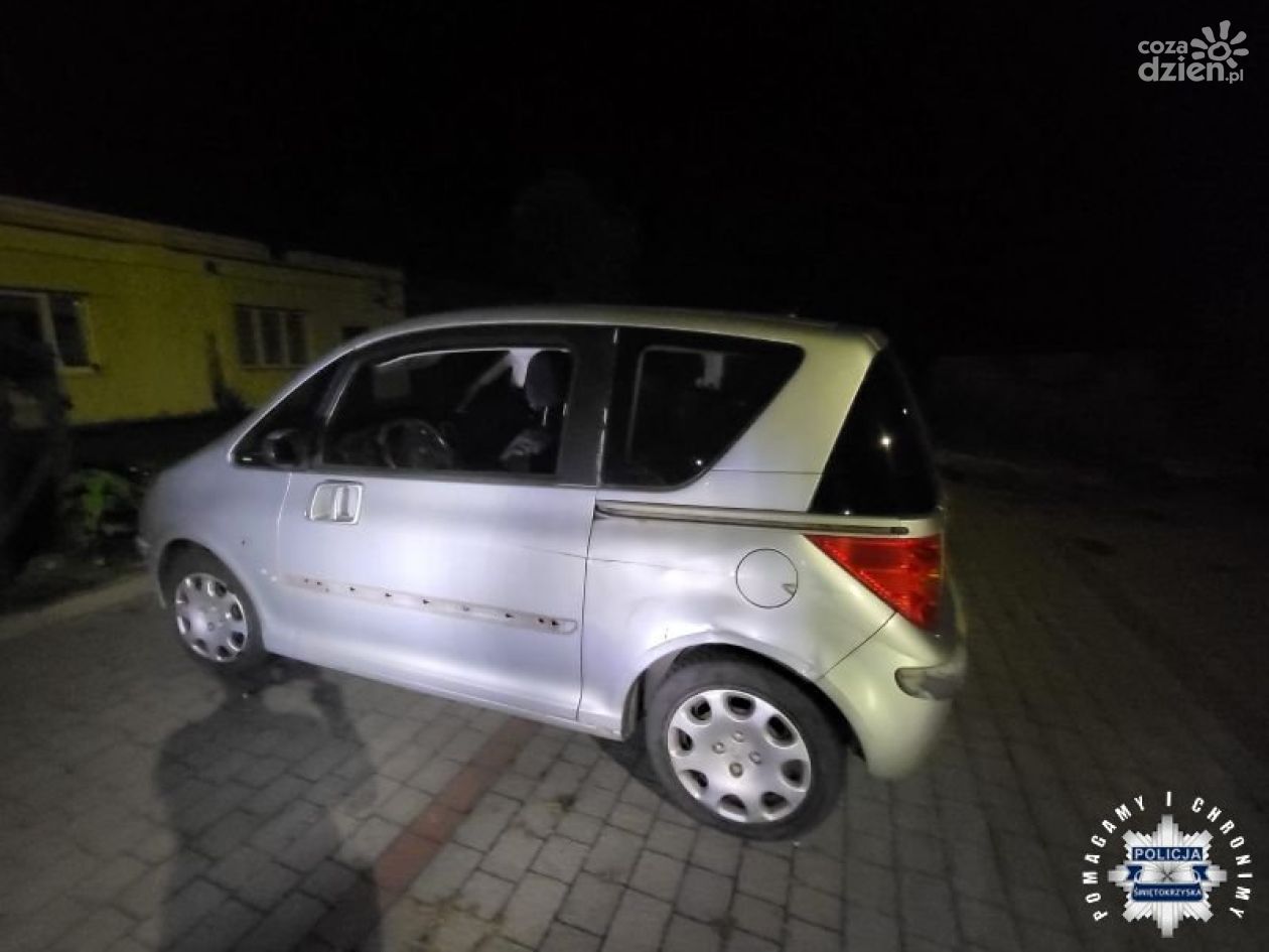 Nietrzeźwa kierująca straciła samochód po kolizji we Włostowie