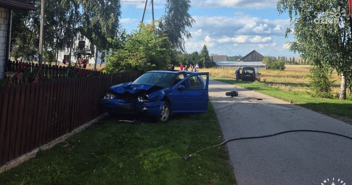 Skrajna nieodpowiedzialność na drodze. Pijany kierowca doprowadził do zderzenia dwóch aut