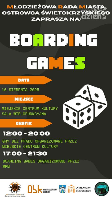 Ostrowiecka młodzież tym razem spotka się przy grach planszowych 