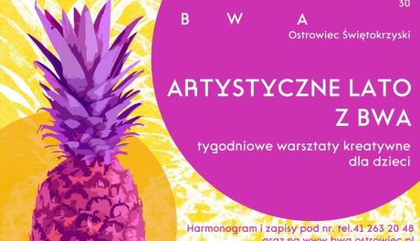 Ostrowieckie BWA zaprasza dzieci na kreatywne zajęcia 