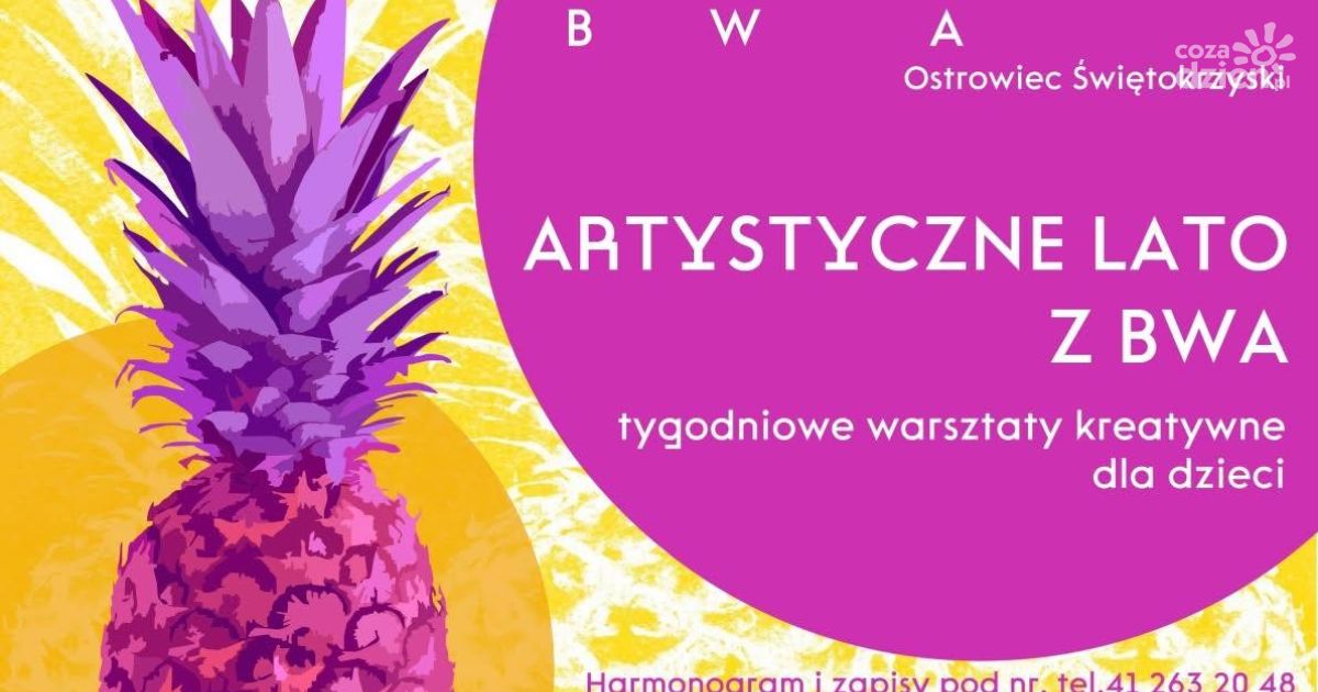 Ostrowieckie BWA zaprasza dzieci na kreatywne zajęcia