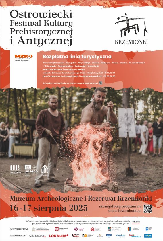 Bezpłatne kursy na V Ostrowiecki Festiwal Kultury Prehistorycznej i Antycznej