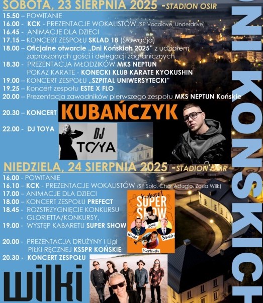 Wilki i Kubańczyk gwiazdami Dni Końskich