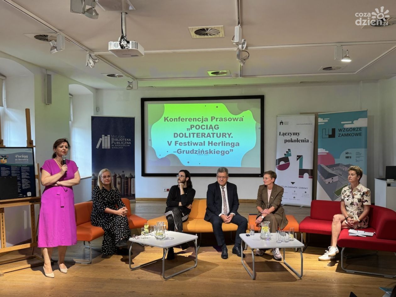 Pociąg do Literatury – Festiwal Herlinga-Grudzińskiego już we wrześniu w Kielcach