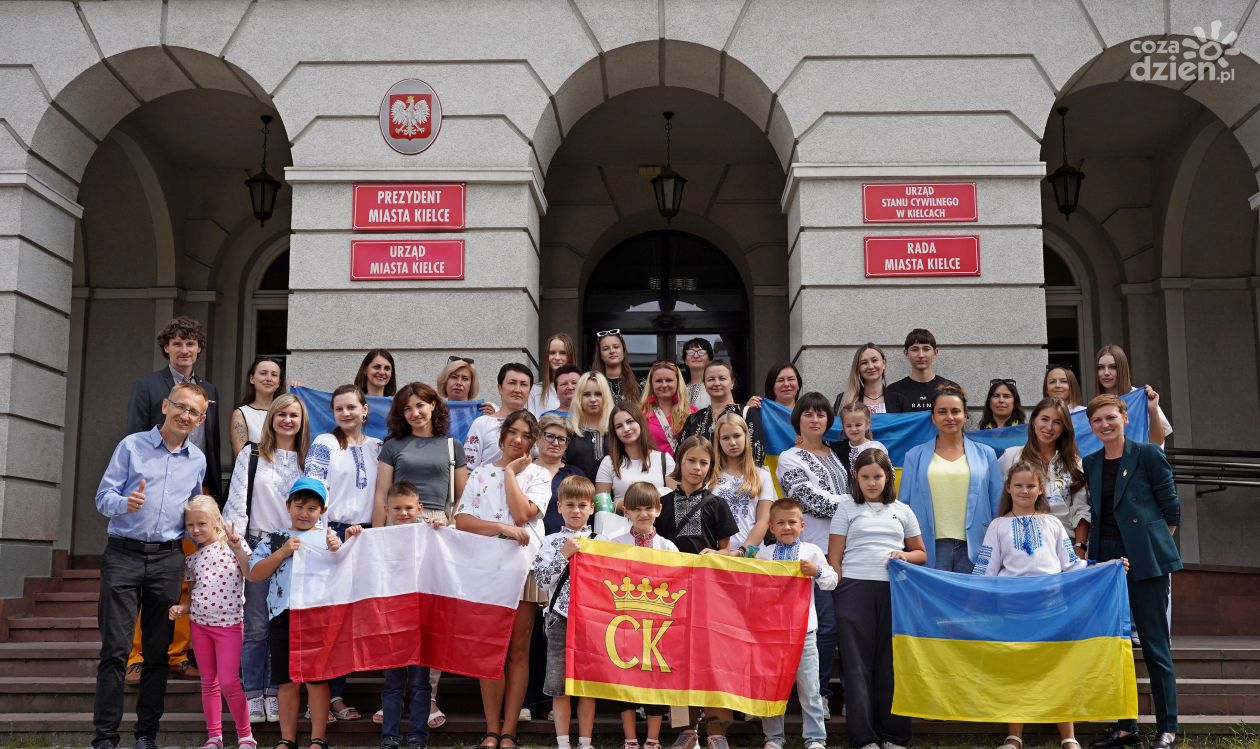 Dzieci z Ukrainy odwiedziły Kielce