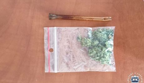 Radoszyce. 35-latek zatrzymany z marihuaną i po alkoholu