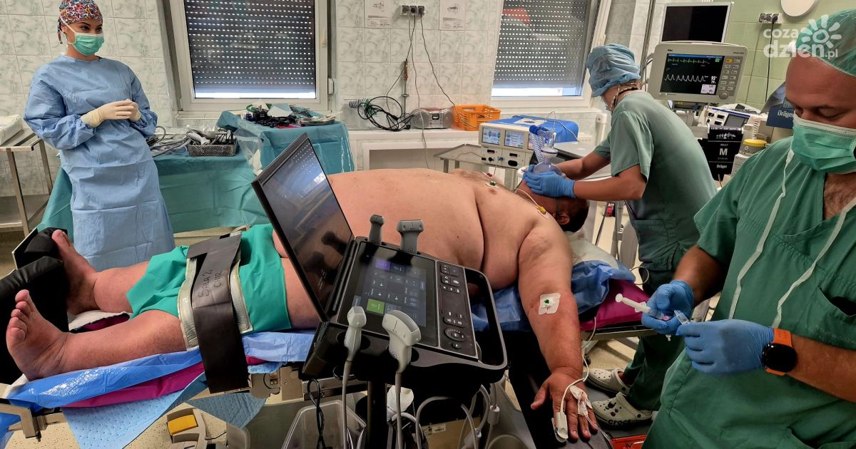 Operacja bariatryczna w Kielcach u pacjenta ważącego 230 kilogramów