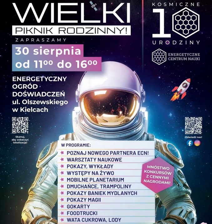 Wpadnij na Kosmiczny Piknik Rodzinny