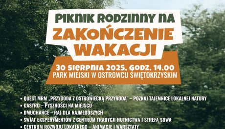 Muzyczno-piknikowy finał wakacji w Ostrowcu