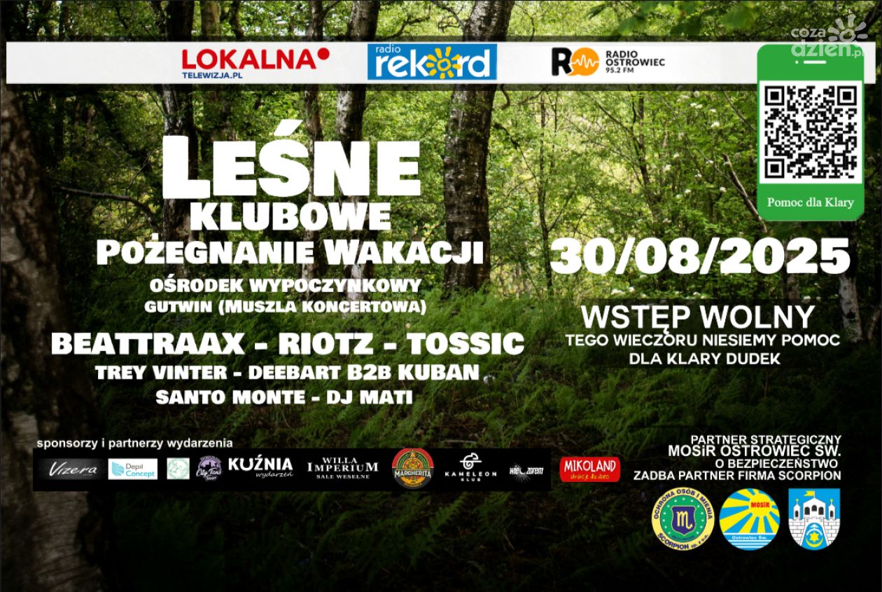 Klubowe granie na leśnej polanie na Gutwinie 