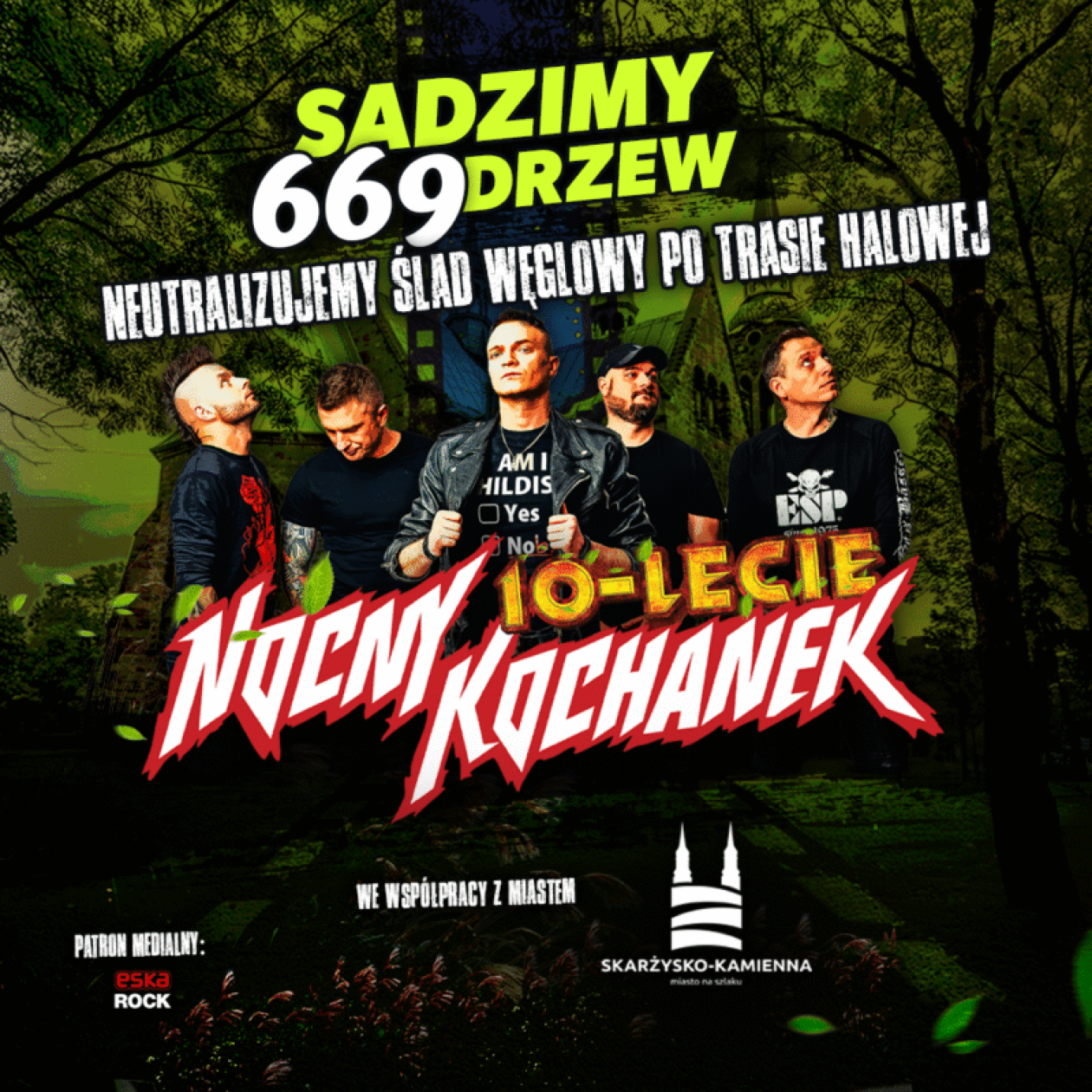 Nocny Kochanek świętuje 10-lecie i sadzi drzewa w Skarżysku-Kamiennej